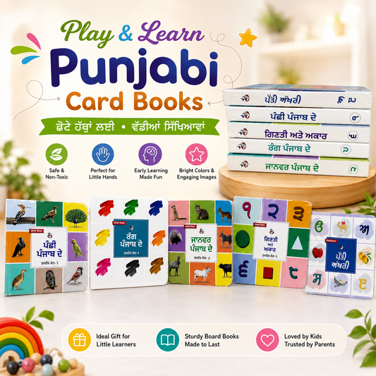 Play & Learn Punjabi Card Books